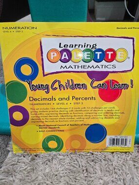 Learning Palette Mathematics: Decimals and Percents (Numeration Level 4, Step 3)